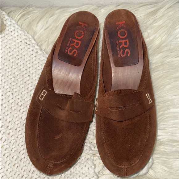 KORS Michael Kors Brown Loafers Slip-Ons - Picture 1 of 6